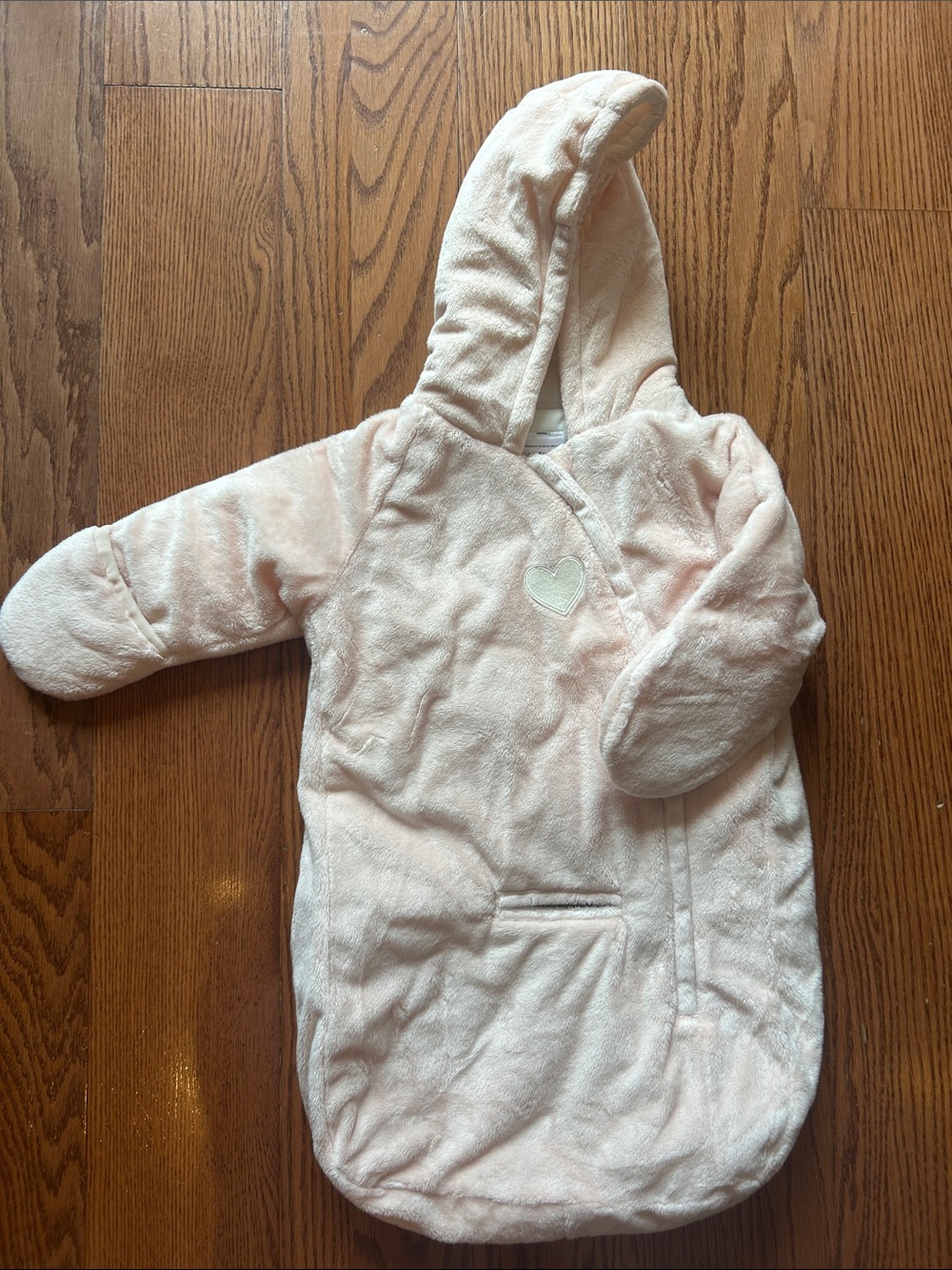 Carter's Pale Pink Hooded Baby Sleep Sack